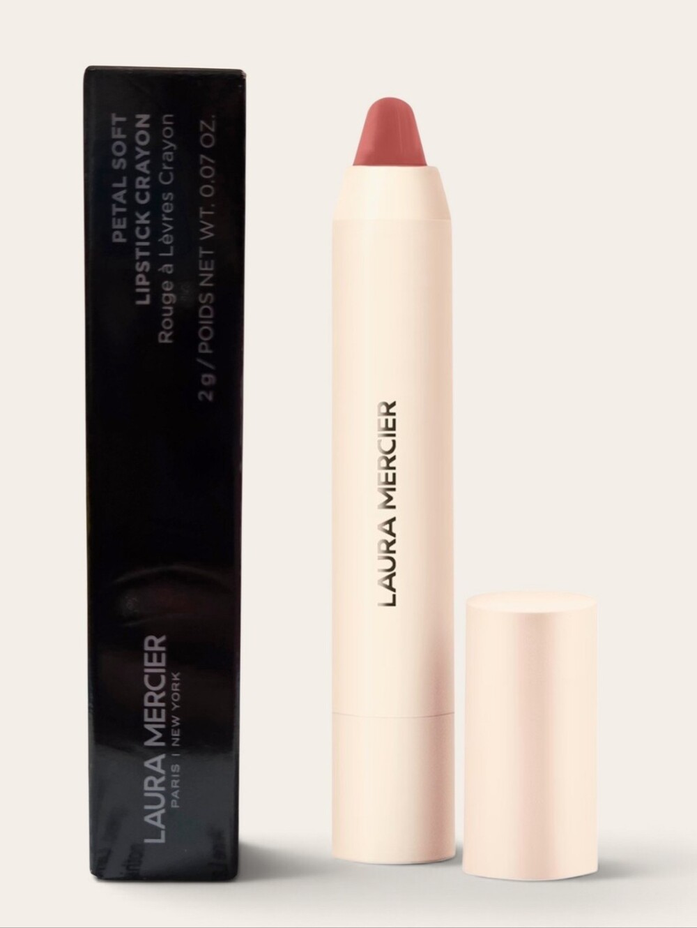 Laura Mercier Petal Soft Lipstick Crayon 302 "Ella" - Full Size NIB